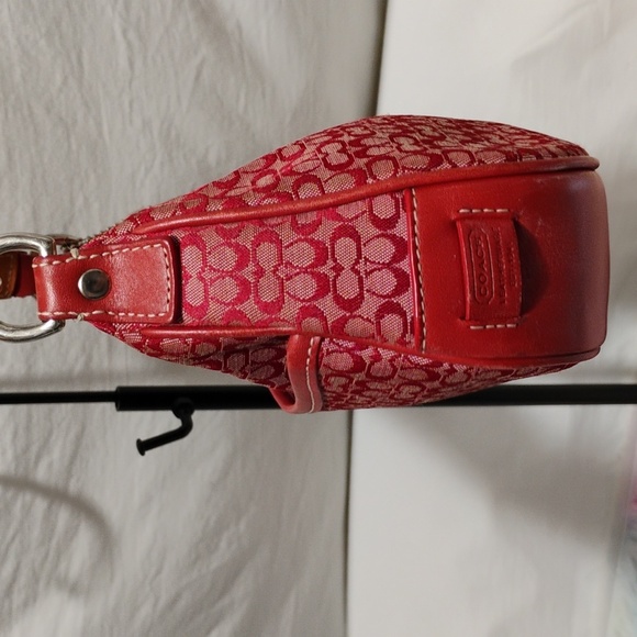 FIRM! Auth Coach Y2K Mini Signature Mini C Print Demi Vintage Shoulder/Handbag - Picture 5 of 15